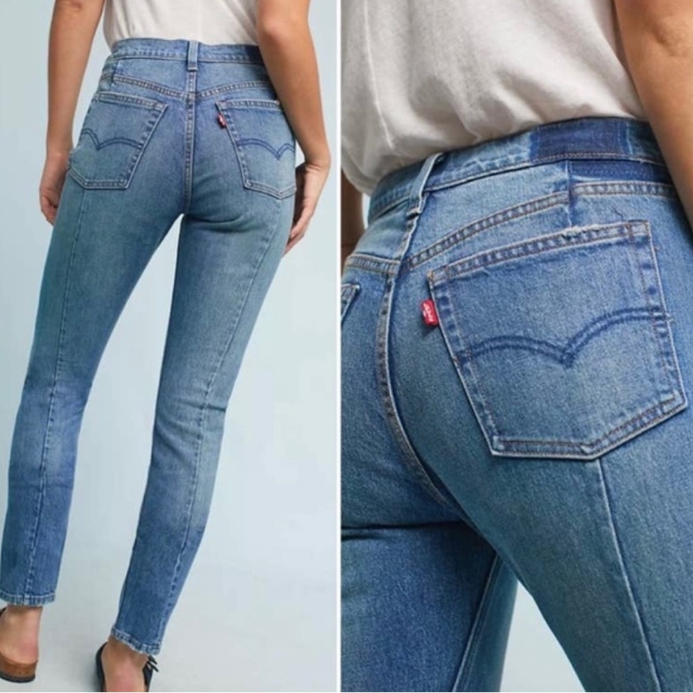 LEVIS altered 501 straight jeans, womens, size 26 L 30